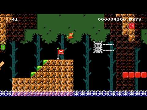 Piranha'Thwomp River by Luca 🍄 Super Mario Maker 2 #akk