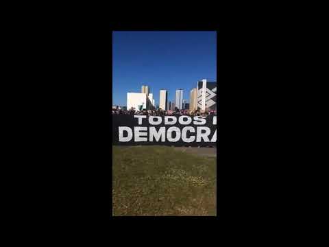 Lindas manifestações pela democracia hoje, em todo o Brasil