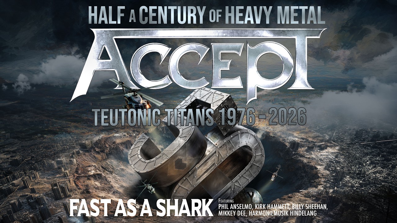 ACCEPT feat. Phil Anselmo, Kirk Hammett, Billy Sheehan, Mikkey Dee - Fast As A Shark (Static Video) - YouTube