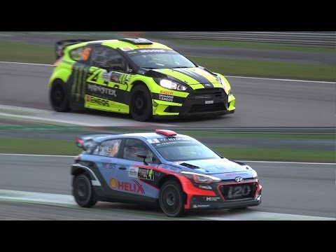Valentino Rossi vs Dani Sordo - Monza Rally Show 2016!