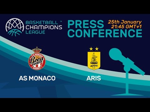 AS Monaco v Aris - Press Conference - Basketball Champions League