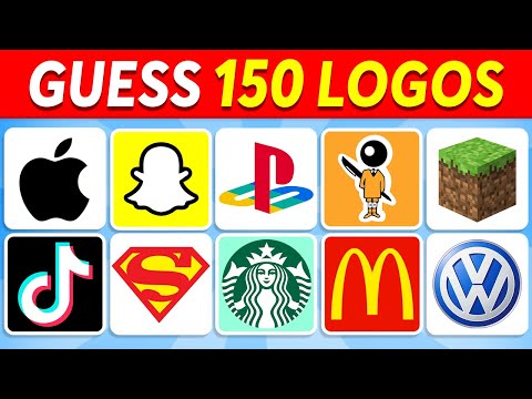 Guess the Logo in 2 Seconds | 150 Famous Logos | Logo Quiz 2024