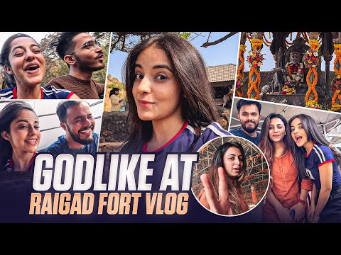 FIRST TIME AT RAIGAD FORT WITH GODLIKE! 🔥 ( FIGHTS, ROASTS & BLESSINGS ) VLOG