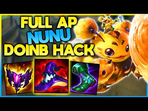 New Nunu BUILD CRUSHES ALL MID LANERS! How to Play AP Nunu & CARRY Season 12 Nunu Mid Guide 1v9