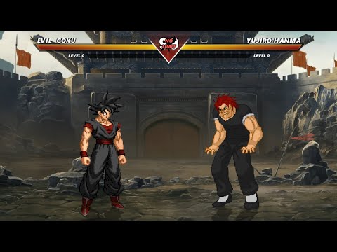 EVIL GOKU vs YUJIRO HANMA - The most epic fight ever made❗