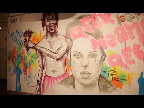 Freehand Graffiti ArtWallpainting Mousonturm 2017 #walldesign #streetart #spraypainting #graffitiart