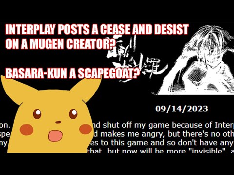 Mugen - Interplay makes a Cease & Desist on a fan game