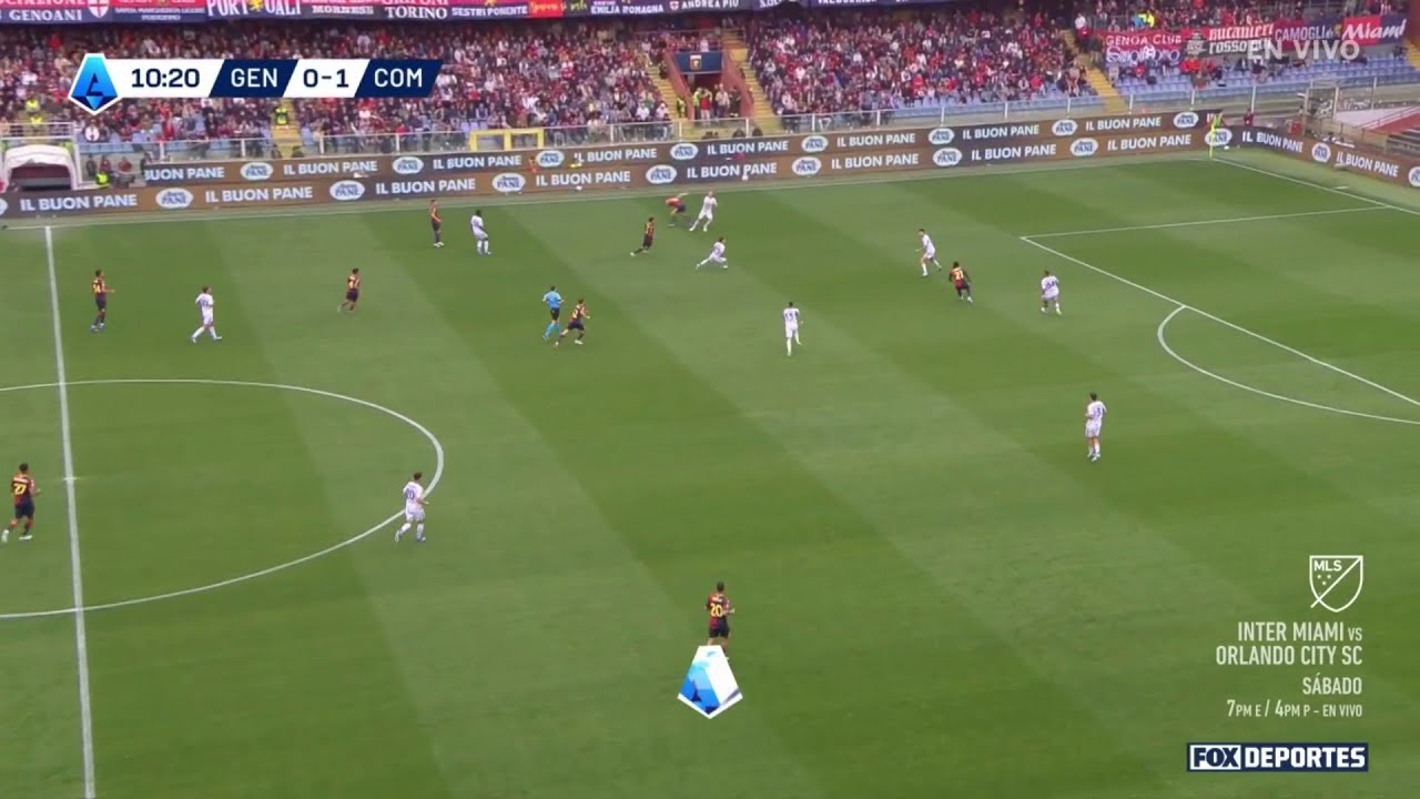 💥 ¡GOL DE COMO! | Genoa 0-1 Como | Serie A | #FOXDEPORTES #SerieAenFOX