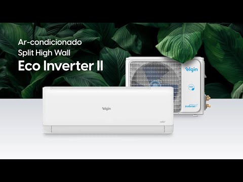 Video thumbnail of Ar Condicionado High Wall Eco Inverter II 9000 BTUs Wifi 220V Elgin - HJFC09C2WBCC