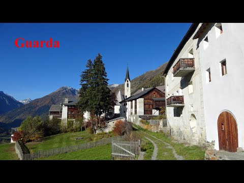 Guarda – a beautiful village in Engadin, Switzerland