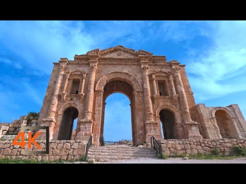 Ruins In Jordan | Jerash Jordan 4k Walking Tour
