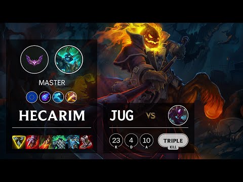 Hecarim Jungle vs Kha'Zix - EUW Master Patch 12.2