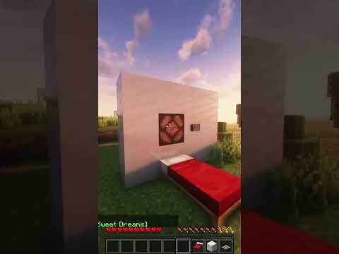 Wake up with the easiest Minecraft alarm clock #shorts
