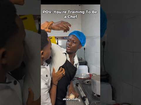 You're training to be a Chef #comedy #funny #youtubeshorts