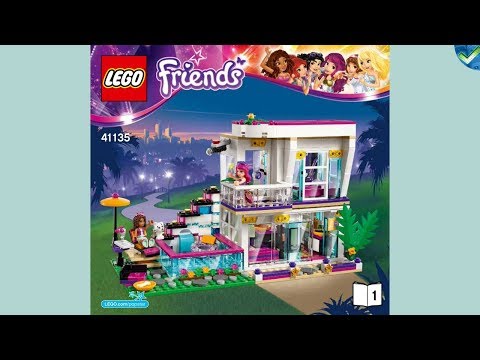 41135 Livi's Pop Star House LEGO® Friends Manual at the Brickmanuals Instruction Archive
