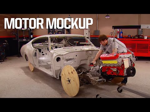 Fitting A Square Peg In A Round Hole Mocking Up The Hurst Oldsmobile Engine - MuscleCar S7, E9