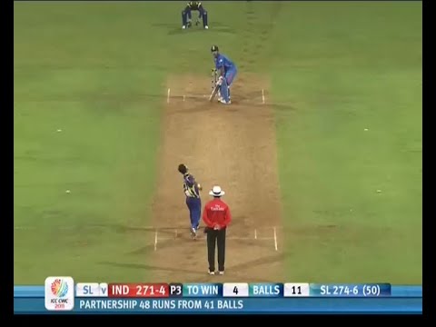 Dhoni finishes off in style!