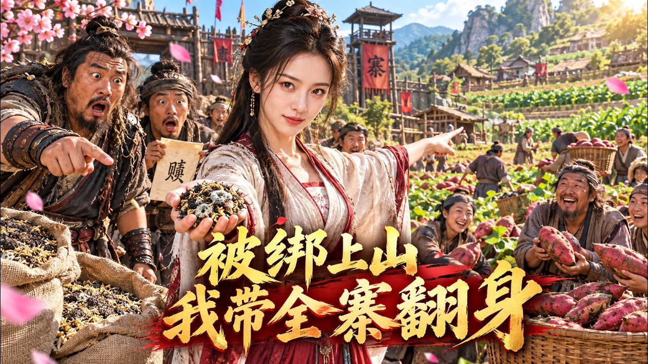 我穿成被山賊綁走的千金，所有人都等著拿我換贖金！誰知我前世是植物學博士，一眼看出全寨糧食有毒?