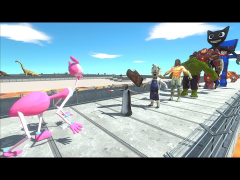 MOMMY LONG LEG LAVA DEATH RUN - Animal Revolt Battle Simulator