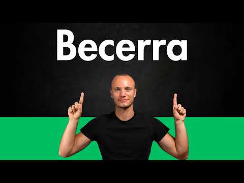 How to Pronounce BECERRA (Correctly)