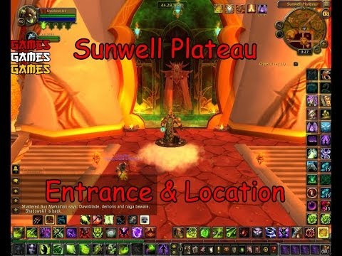 Sunwell Plateau Raid Entrance & Location