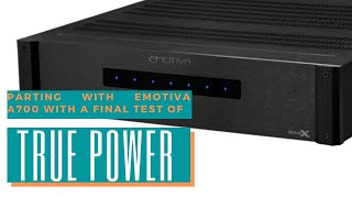 Video thumbnail for Decommissioning the Emotiva A700 with a final test of real power draw by Peter Pee