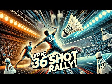 🔥 INSANE 36-Shot Badminton Rally – You Won’t Believe Who Wins!