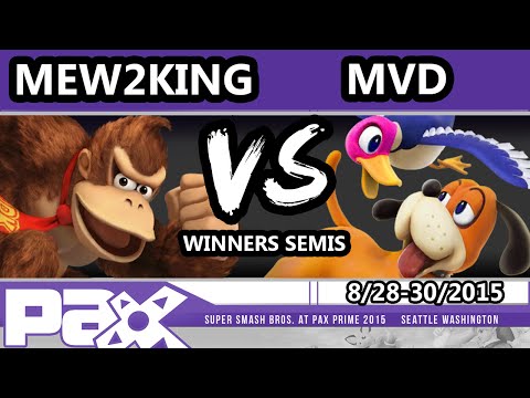 PAX Prime 2015 - MVD (Diddy Kong) Vs. Mew2King (Donkey Kong) - Winners Semis