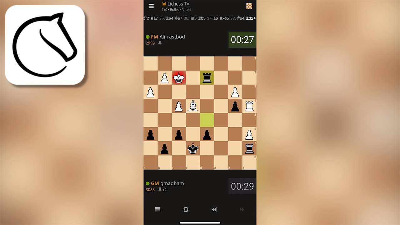 Lichess - Gameplay (iOS, Android)