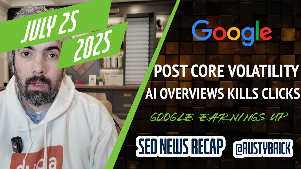 VIDEO: Volatilidad de actualización del núcleo de Google Post, las descripciones de IA mata clics, Google Ad Reengue Wubs y más SEO y PPC VIDEO: Volatilidad de actualización del núcleo de Google Post, las descripciones de IA mata clics, Google Ad Reengue Wubs y más SEO y PPC