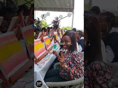 A Sip and Paint .NG Experience session in Lagos, Nigeria
