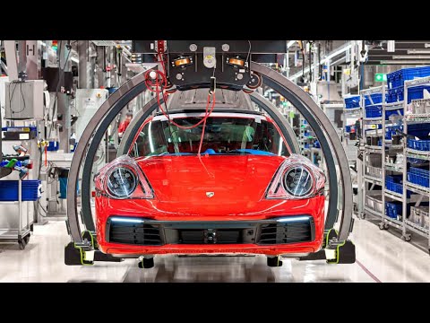 2022 Porsche Taycan Production in Stuttgart-Zuffenhausen | German Electric Sports Car Factory