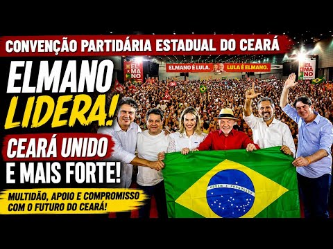 ELMANO FAZ DISCURSO MARCANTE NA CONVENÇÃO DO CEARÁ!