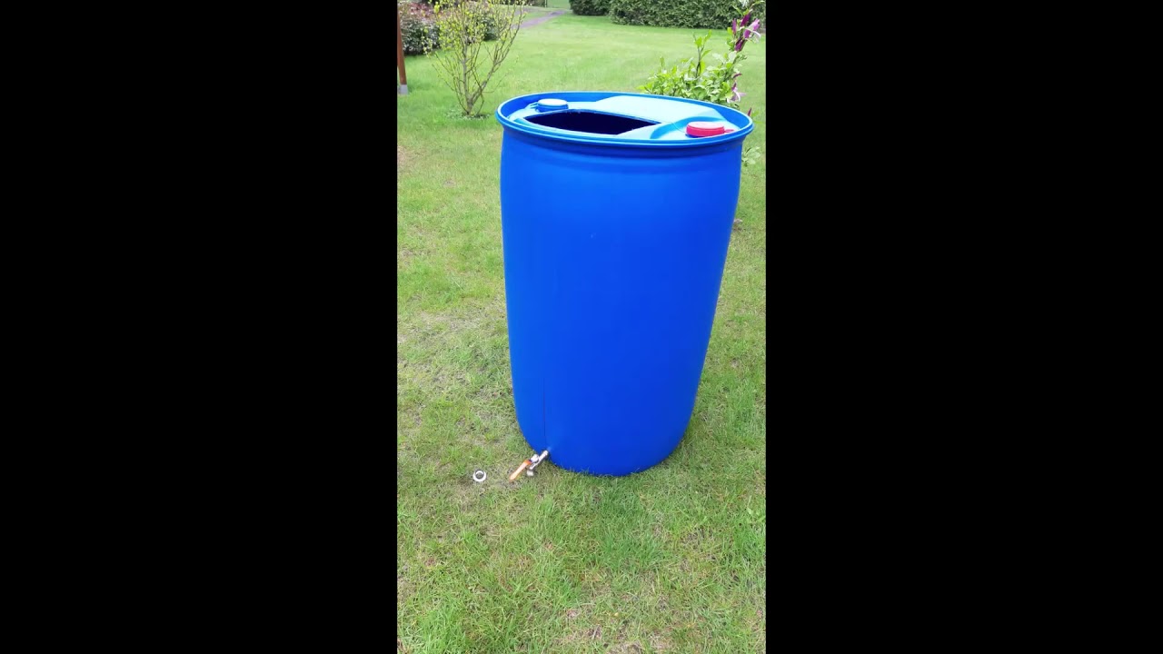 Jak zamontowałem zawór czerpalny w beczce 200L pod nawadnianie