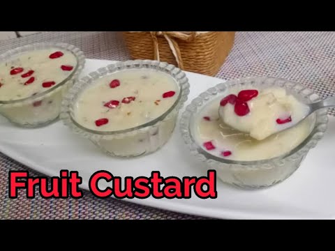 Fruit Custard Recipe Haw To Make Fruit Custard Very Tasty Fruit Custard Recipe Salu Recipes Zambia.