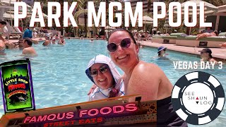 Vegas Day 3 - Park MGM Pool | Resorts World | Little Shop of Horrors | Tacos el Gordo