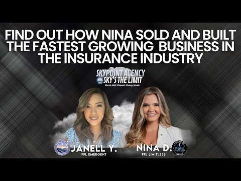 Find Out How Nina Sold and Built The Fastest Growing Business In The Insurance Industry