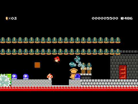 Bowsers dream castle by Fearocto - SUPER MARIO MAKER - NO COMMENTARY 1bc 1bc