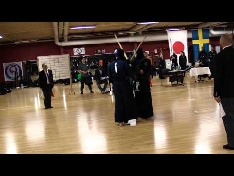 Kendo SM 2015, Herr - N.Björkegård(White) vs H.Johansson(Red)