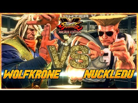 SFV AE ✪ WOLFKRONE vs NUCKLEDU [Geico Tournament] | FT3 Set ✪ SF5 TenSFV