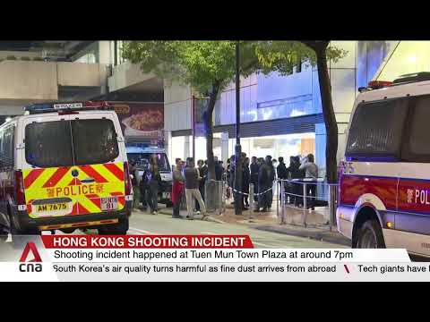 Police in Hong Kong shoot and kill knife-wielding man at shopping mall