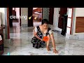 Indian Housewife House Cleaning