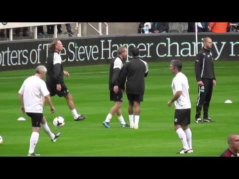 Solano & Bowyer 2013 St James Park 2013 Newcastle V AC Milan Harper Testimonial