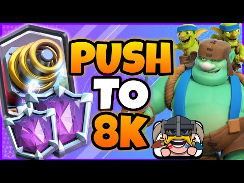 END SEASON LADDER PUSH TO 8000 TROPHIES! - CLASH ROYALE