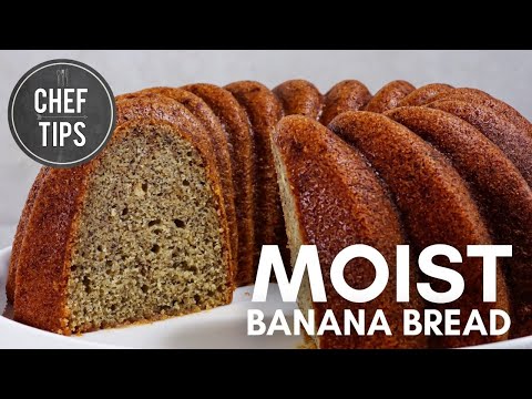 Moist Banana Bread Recipe