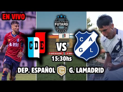 DEPORTIVO ESPAÑOL vs. GENERAL LAMADRID | Fecha 7 - Primera C | Transmisión EN VIVO