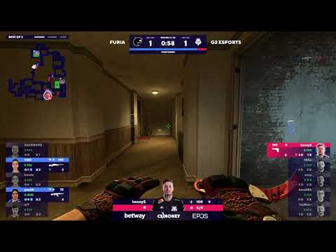KENNYS unlucky death in match vs FURIA on BLAST Premier Global Final 2020 \ G2 vs FURIA