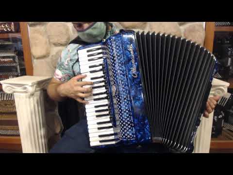 OTTAMUSBL - Blue Ottavianelli Musette Piano Accordion LMMM 41 120 $4499
