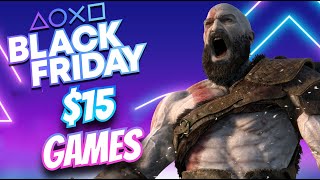 $15 Deals | 2022 PlayStation Store Black Friday Sale & Deals