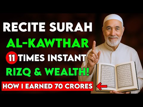 Recite Surah Al-Kawthar 11 Times 2-Minute Wazifa for Unlimited Wealth and Rizq Quranic Remedy